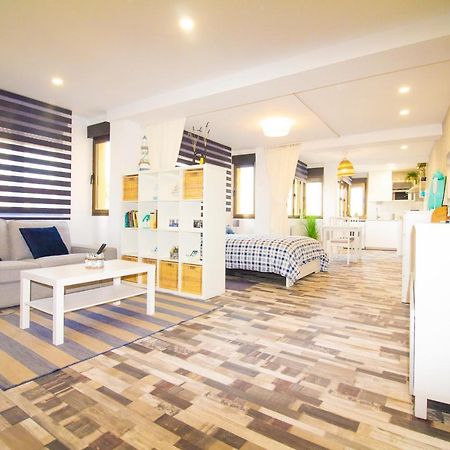 Loft En Gijon - Cimavilla Con Vistas Al Cerro Luaran gambar