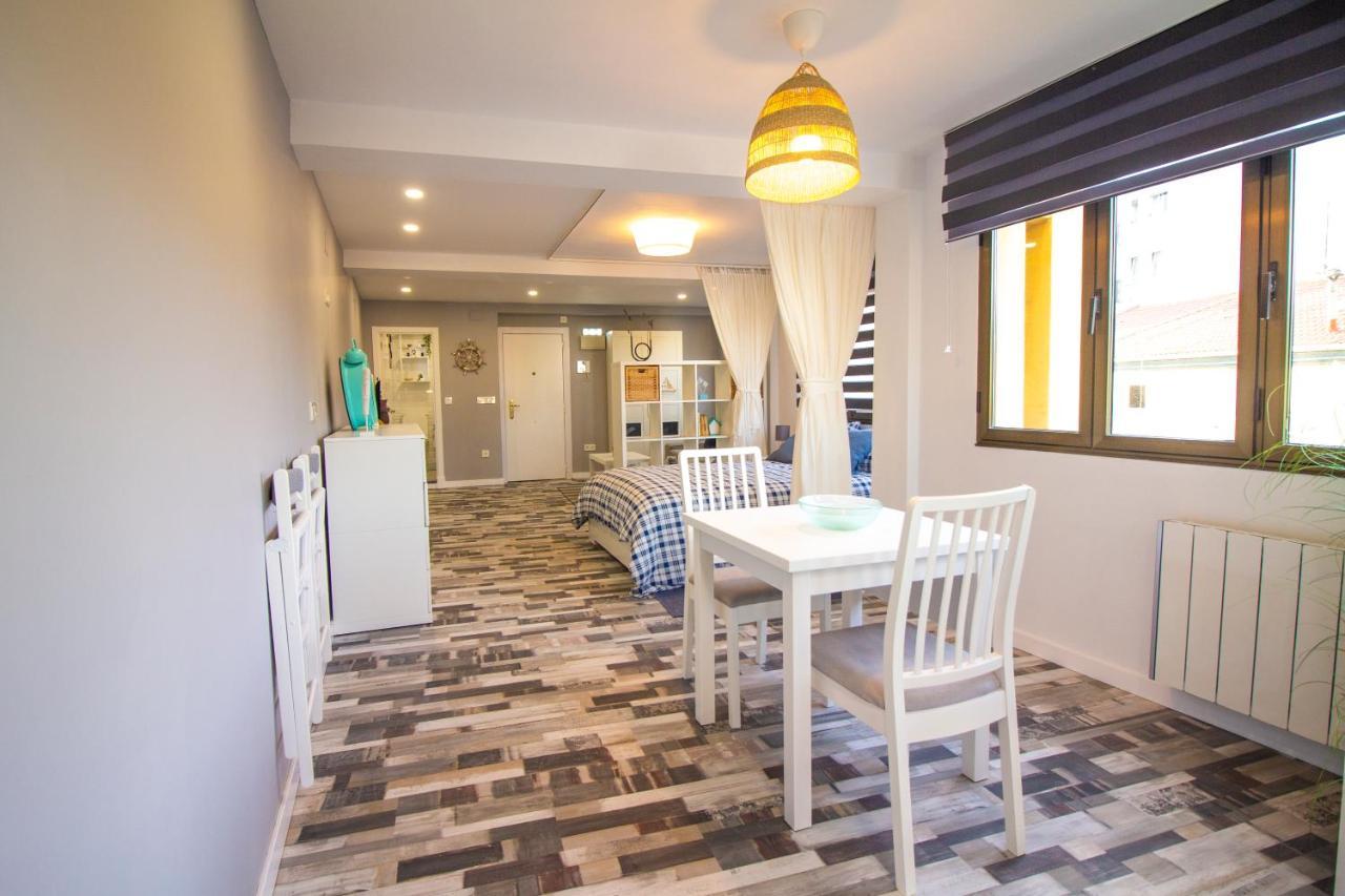 Loft En Gijon - Cimavilla Con Vistas Al Cerro Luaran gambar