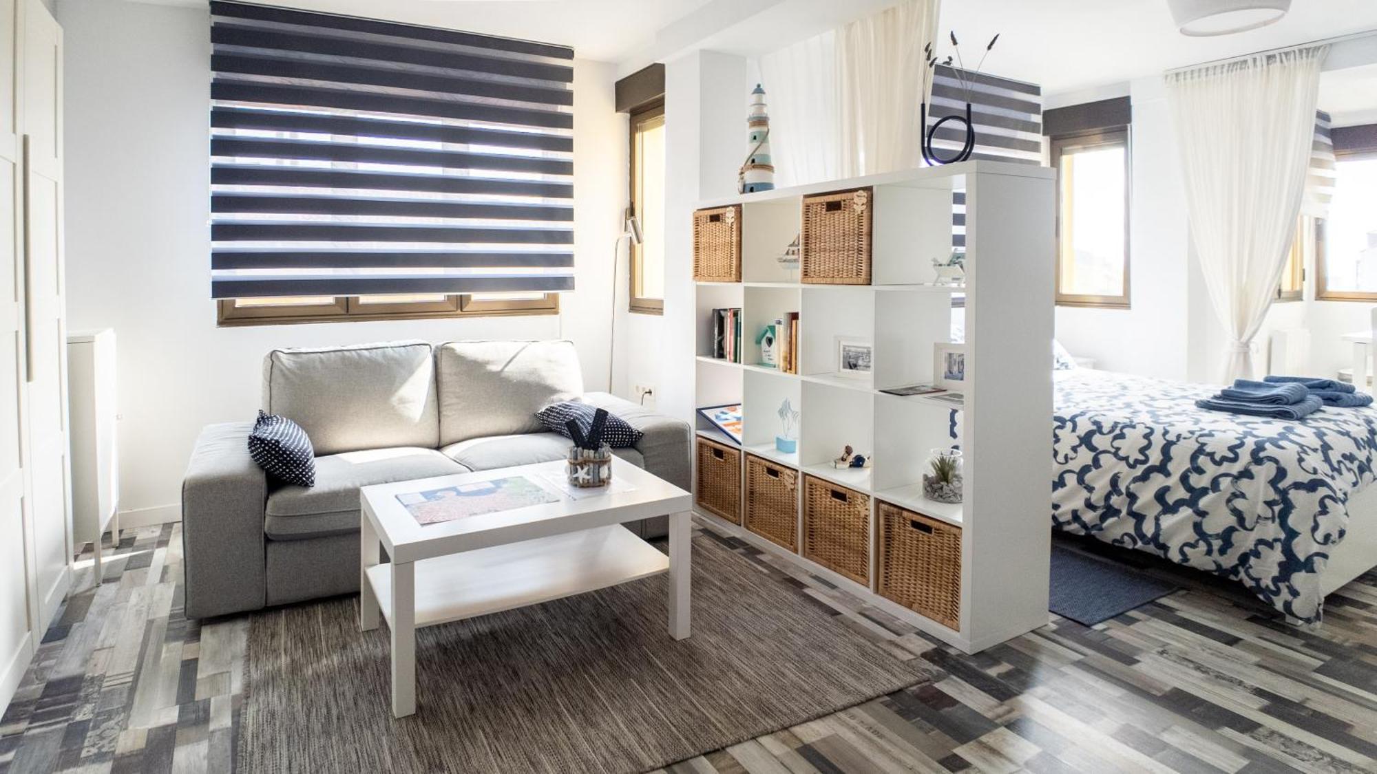 Loft En Gijon - Cimavilla Con Vistas Al Cerro Luaran gambar