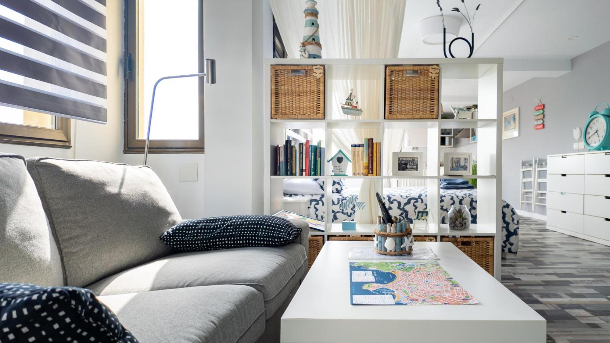 Loft En Gijon - Cimavilla Con Vistas Al Cerro Luaran gambar