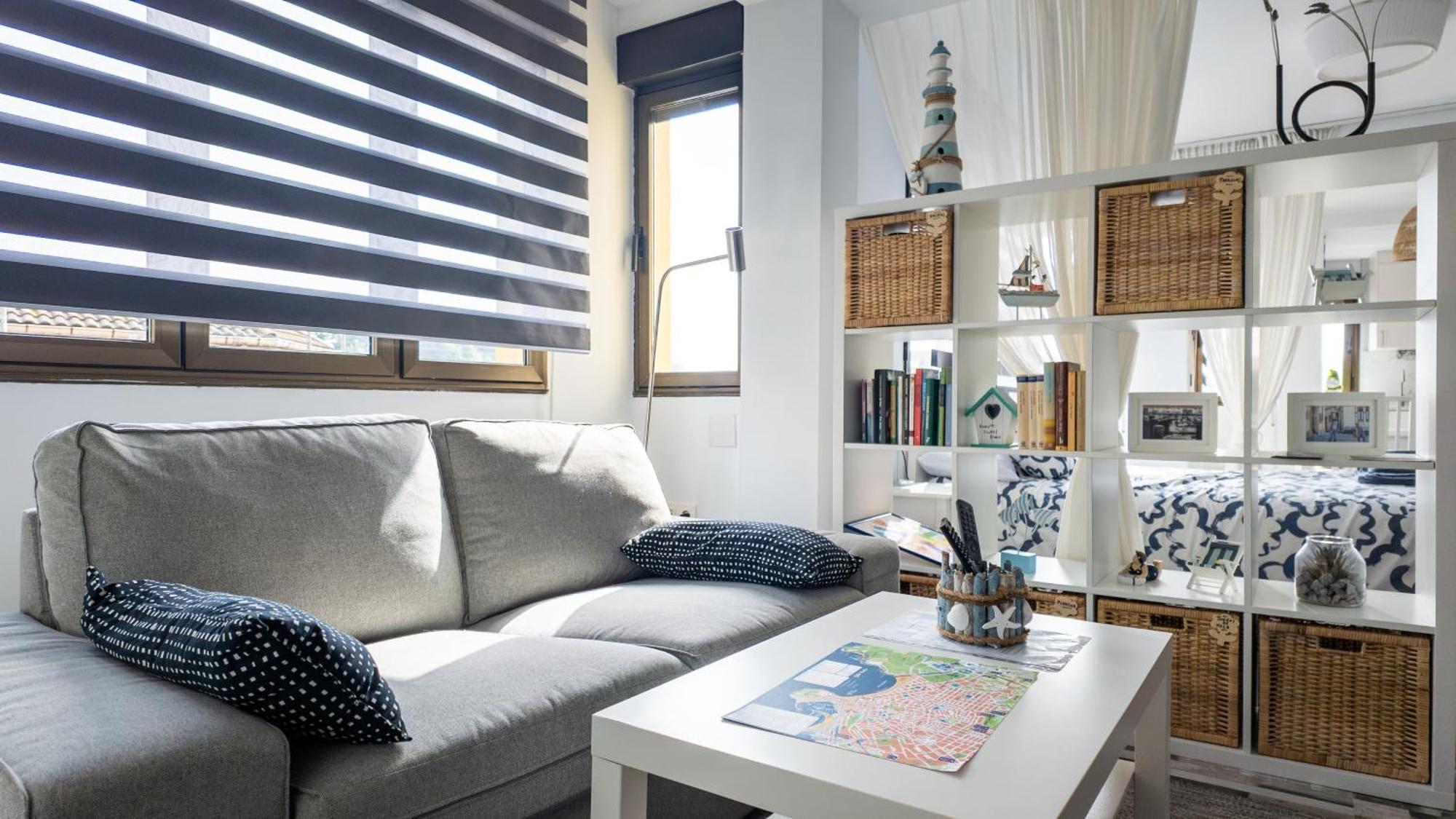 Loft En Gijon - Cimavilla Con Vistas Al Cerro Luaran gambar